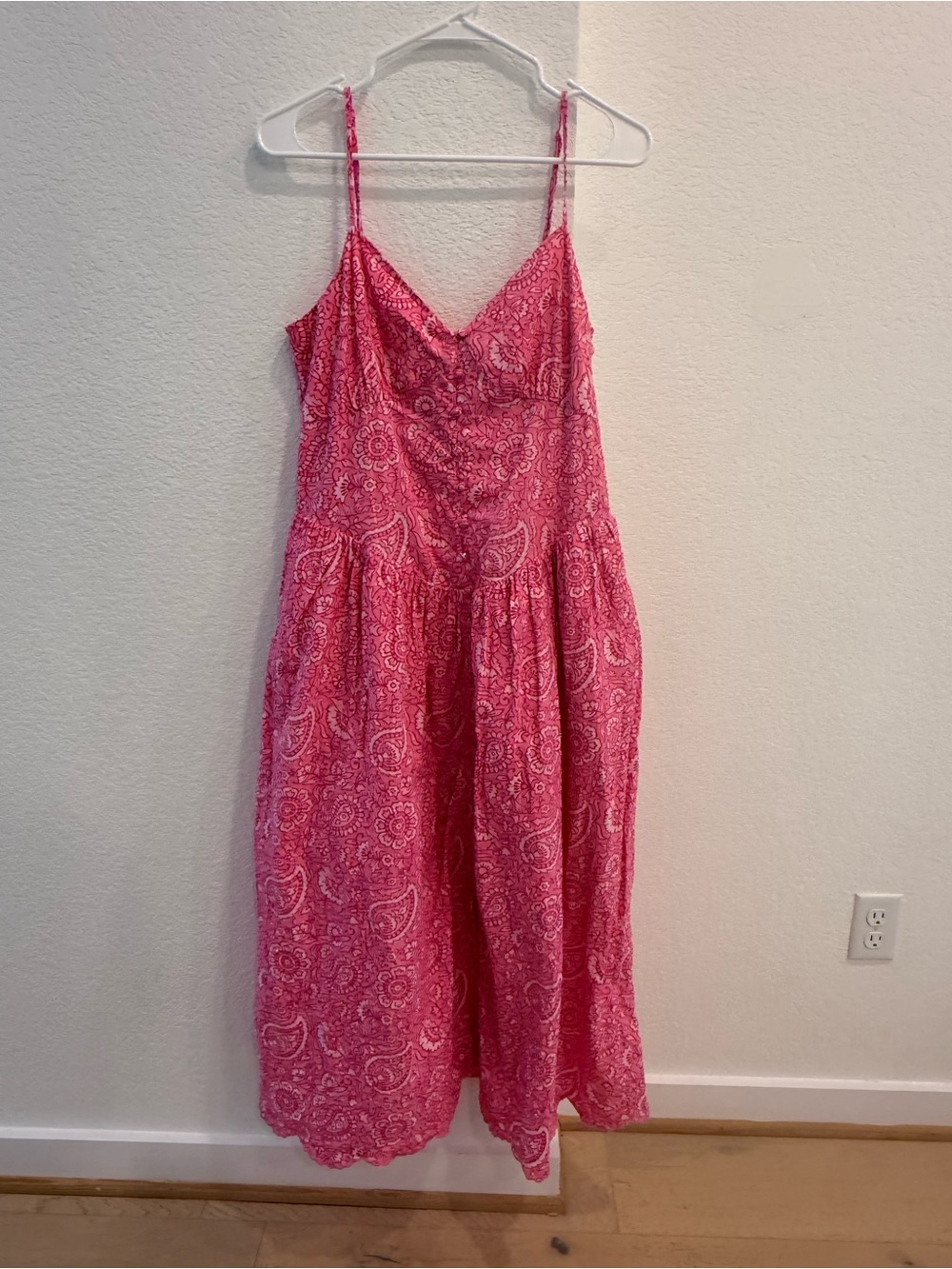 Roller Rabbit Pink Paisley Midi Sundress